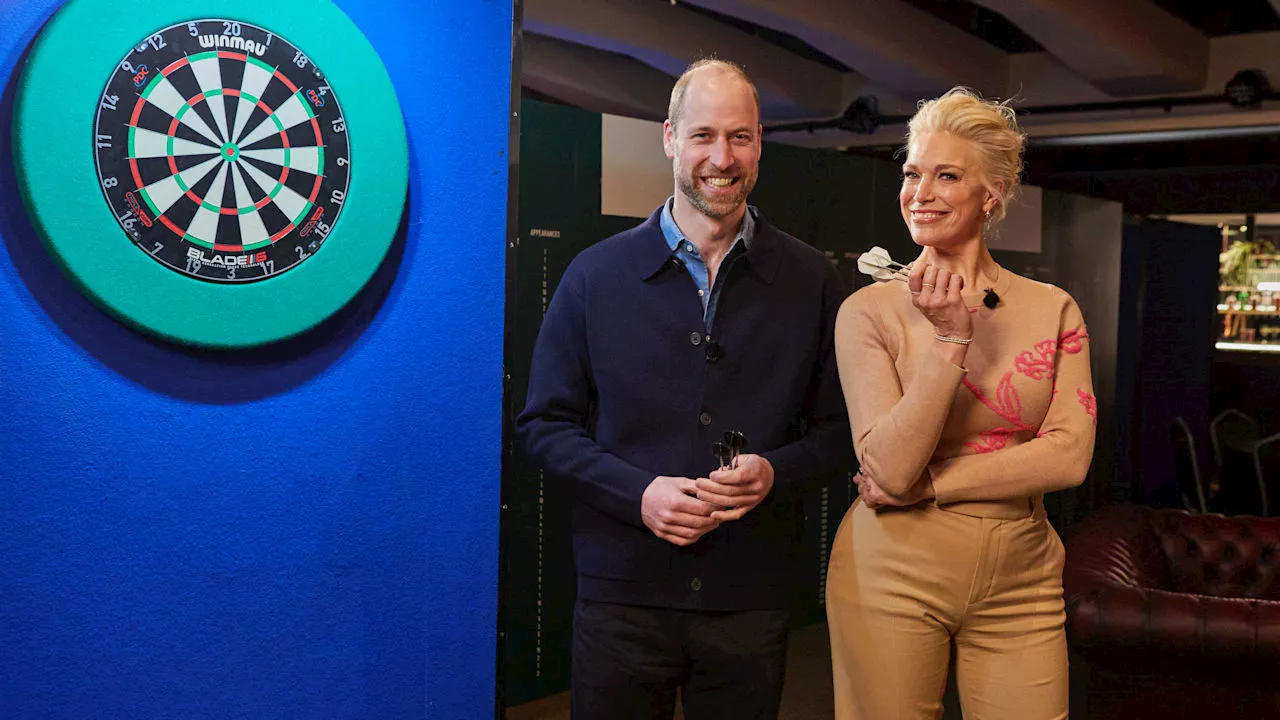 Prinz William: Darts und Bier mit TV-Star – königlicher Volltreffer!