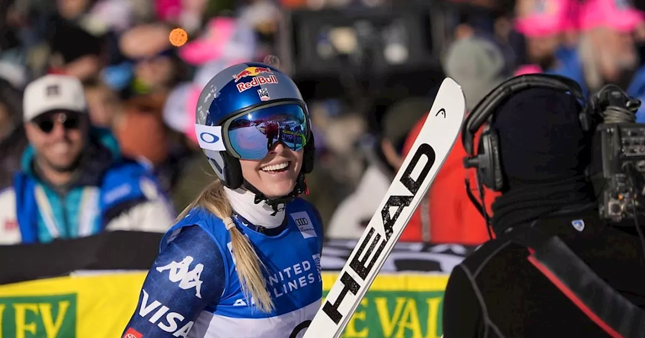 So schnell war Rückkehrerin Lindsey Vonn als Vorfahrerin