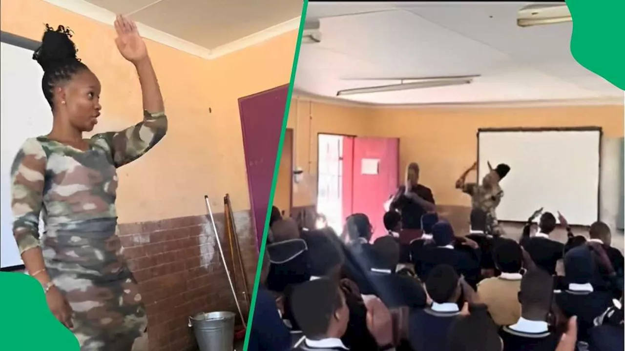 Maths Teacher Uses Chanting and Dance to Engage Matriculants in TikTok Video