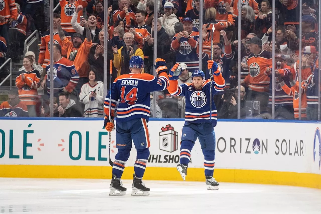 Draisaitl helps Oilers win fifth straight game with 6-3 victory over Golden Knights