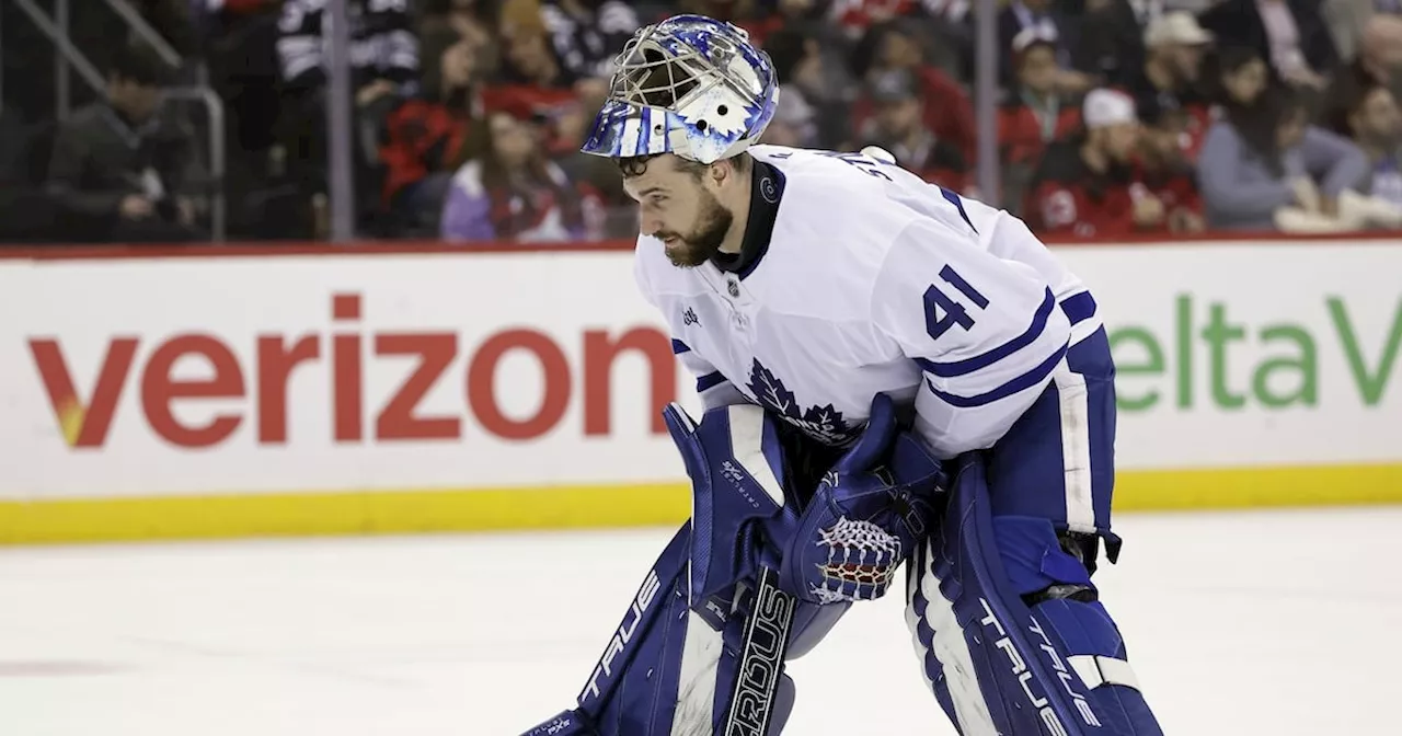 Toronto Maple Leafs place goaltender Anthony Stolarz on injured reserve