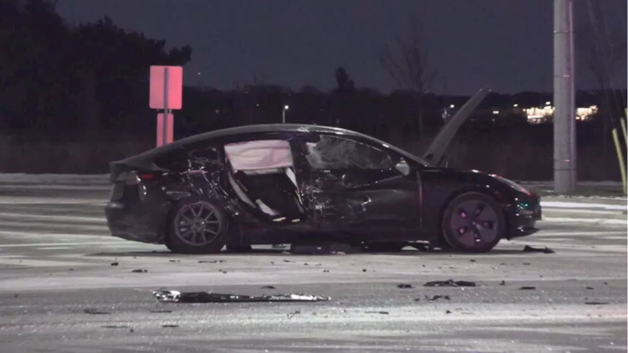 Three taken to hospital, including two children, after Brampton crash