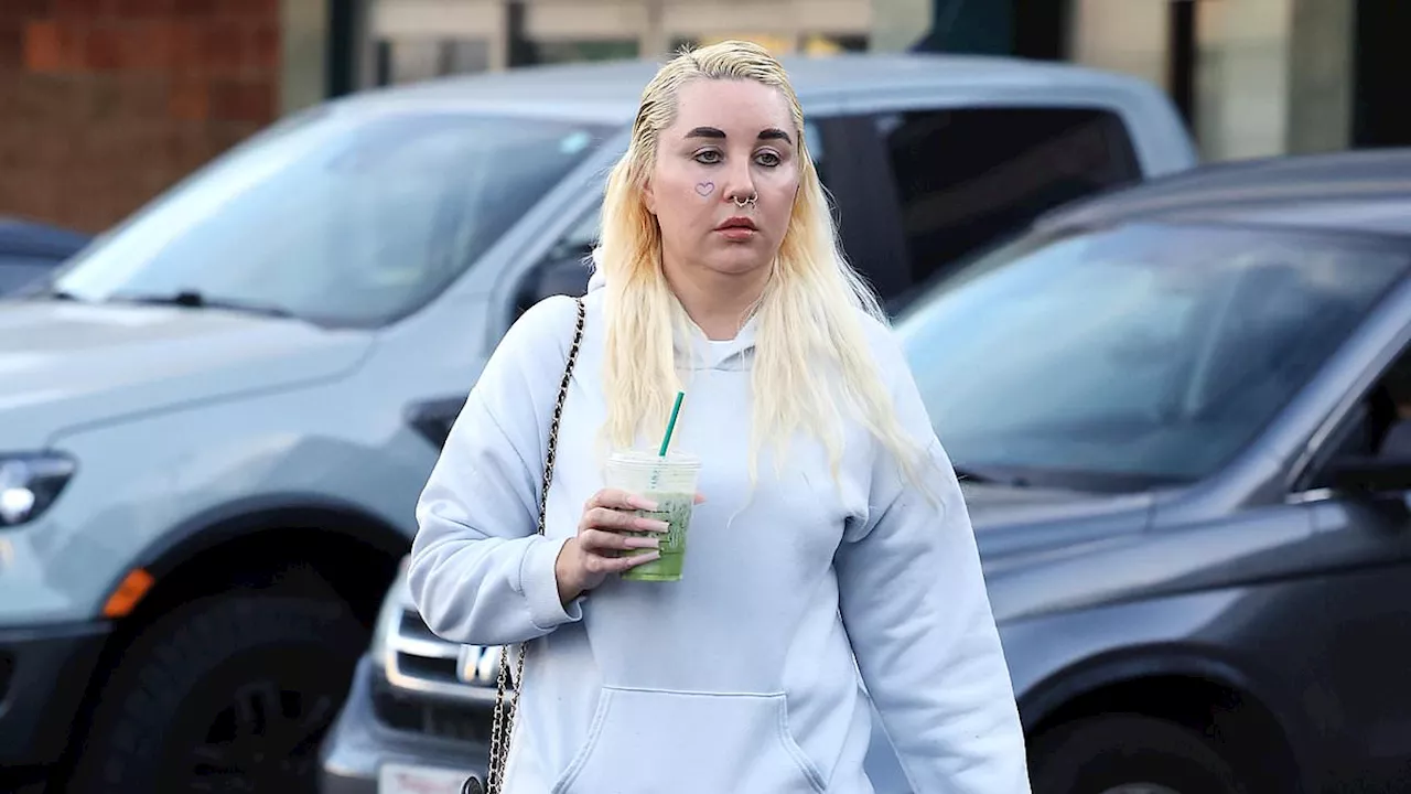 Amanda Bynes keeps it casual as she steps out for a green drink in Los Angeles