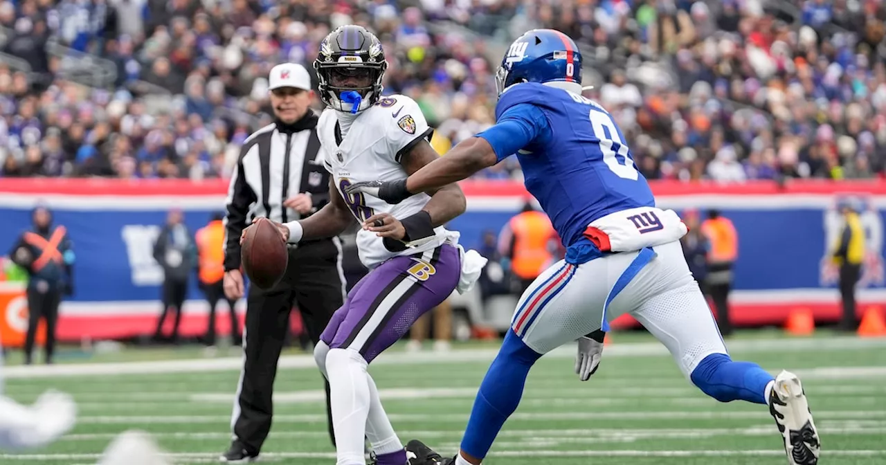 Ravens send Giants to franchise record-tying ninth straight loss