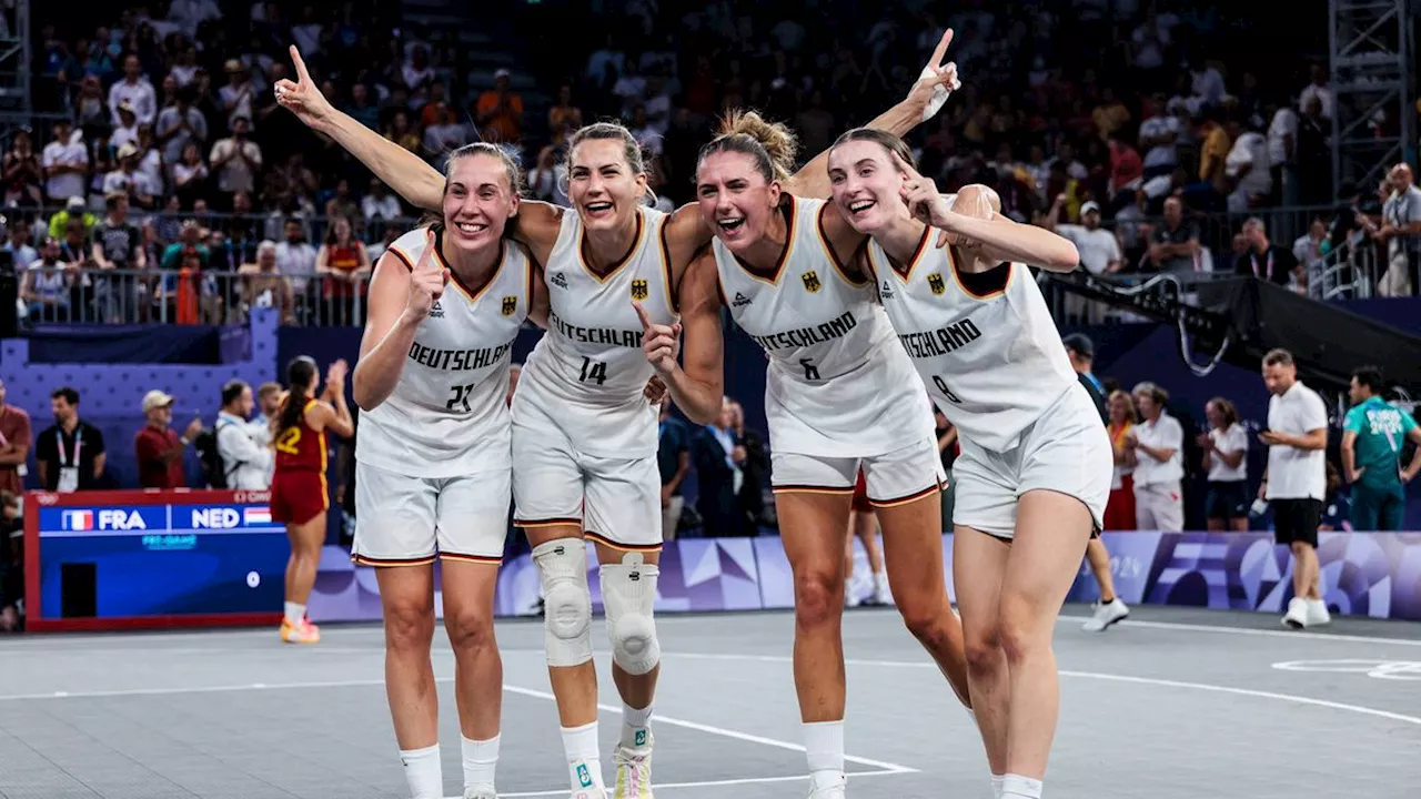 Leverkusen nur auf Platz zwei: Die 3x3-Basketballerinnen sind Sportlerinnen des Jahres