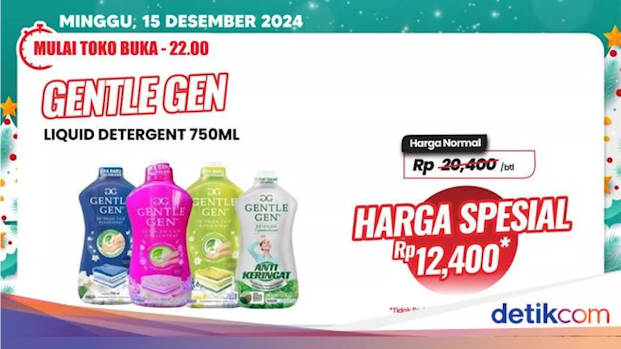 Transmart Full Day Sale! Detergen Cair Cuma Rp 12 Ribuan