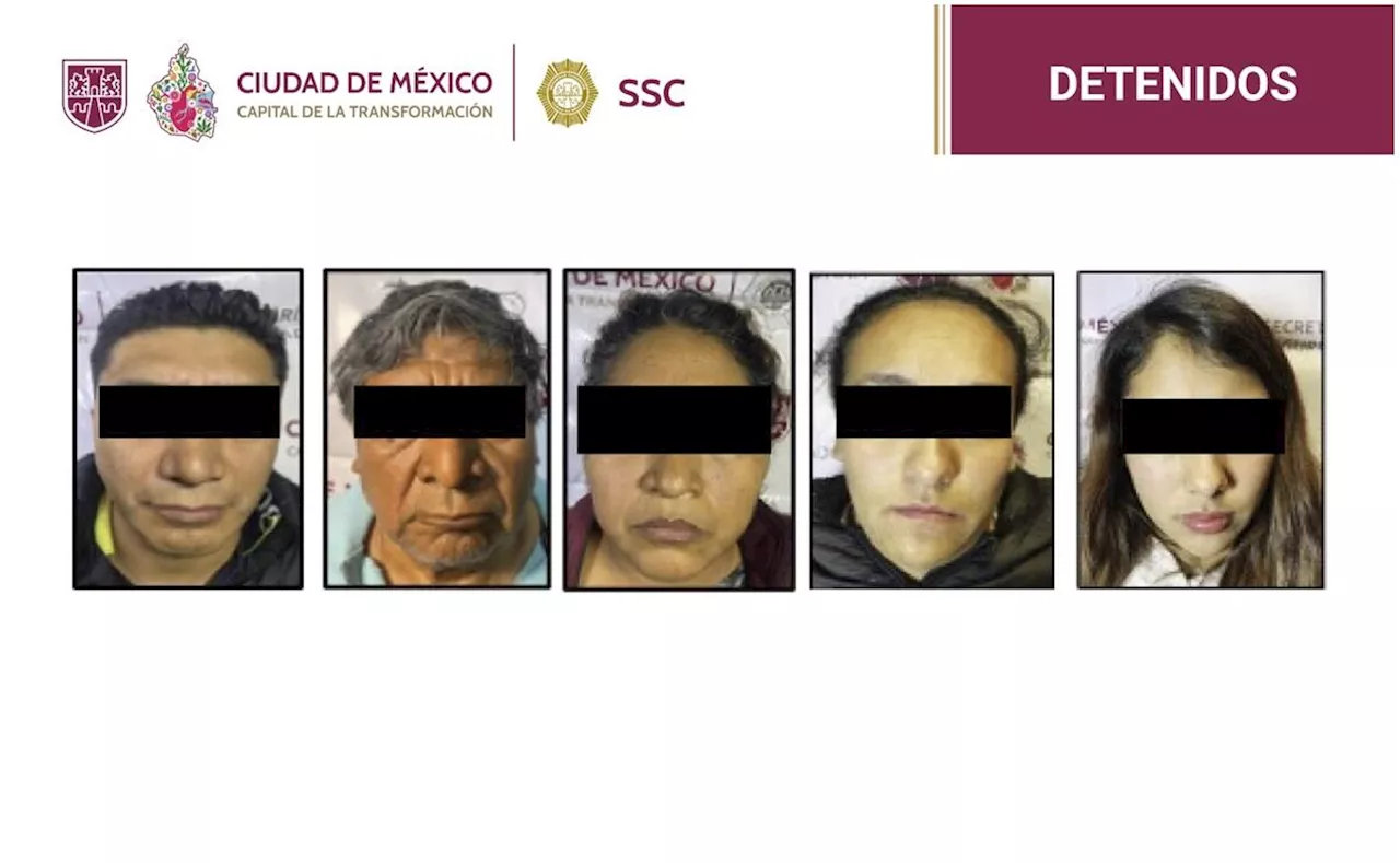 Caen 5 personas, entre ellas 3 mujeres, tras cateos en Coyoacán; les decomisan drogas