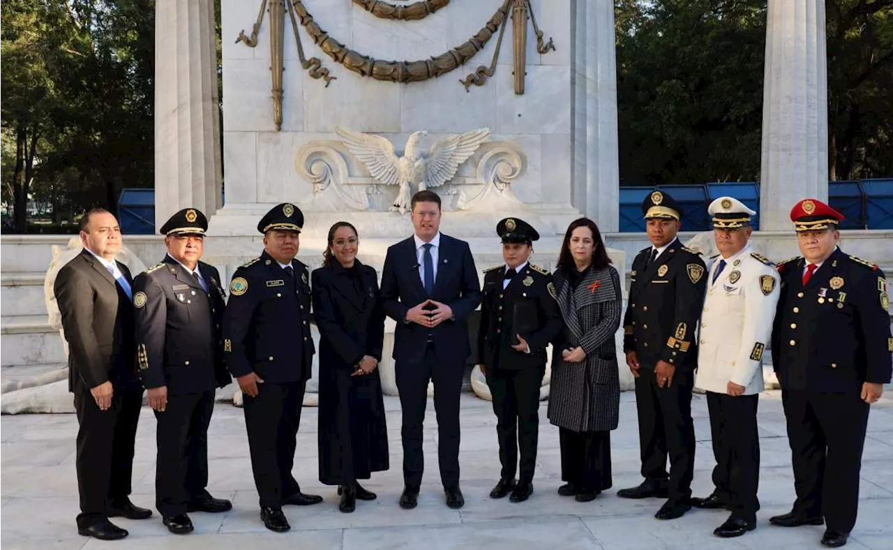 Día del Policía en la CDMX; Pablo Vázquez pide respeto a las libertades y trabajo cercano con la ciudadanía