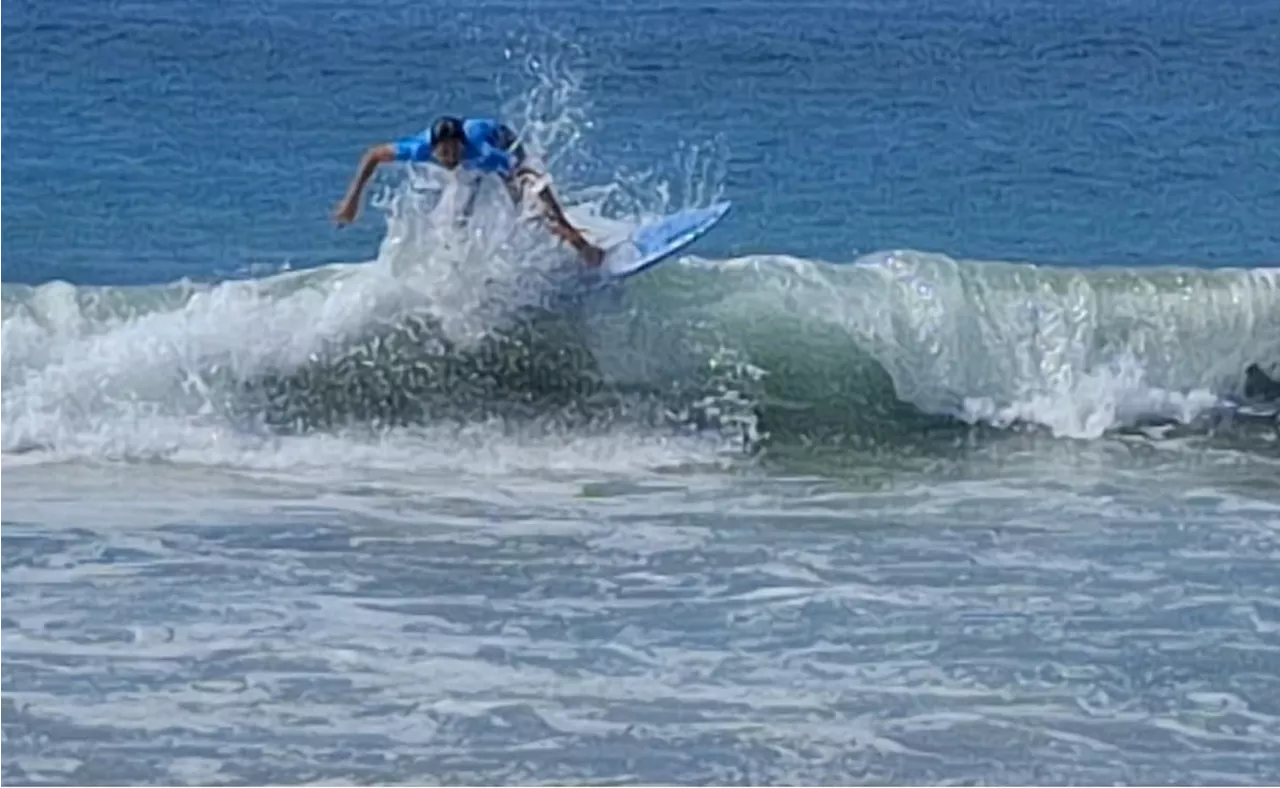 Joven mexicana sorprende en la rama femenil del Surf Open Puerto Escondido 2024; conoce a la surfista Nalua Ramírez