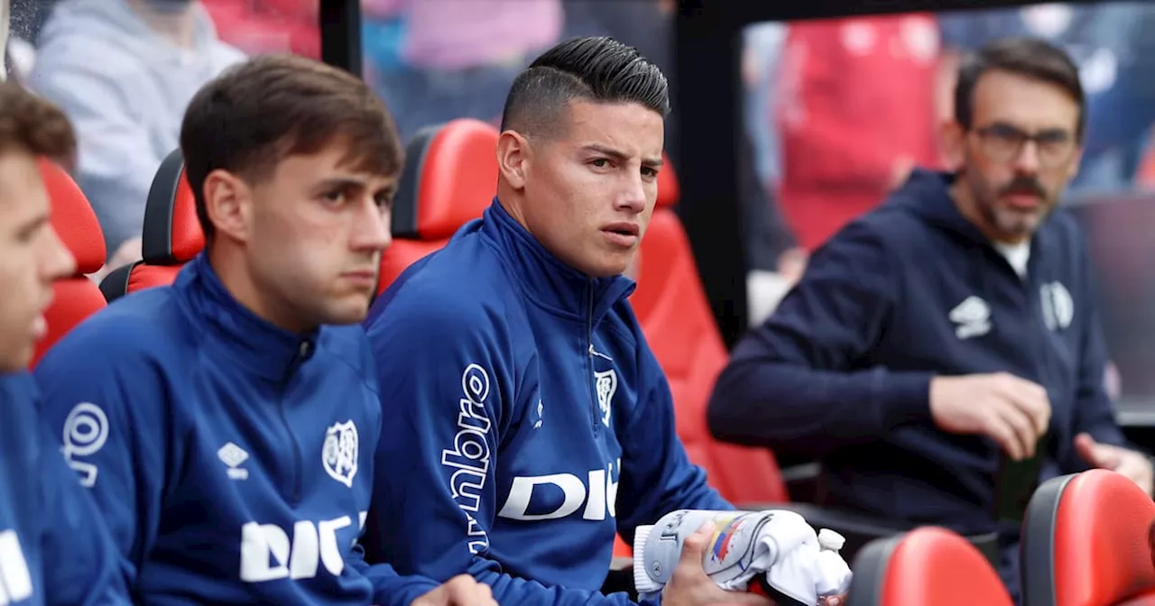 ¿Por qué James Rodríguez sigue sin disputar minutos con el Rayo Vallecano?