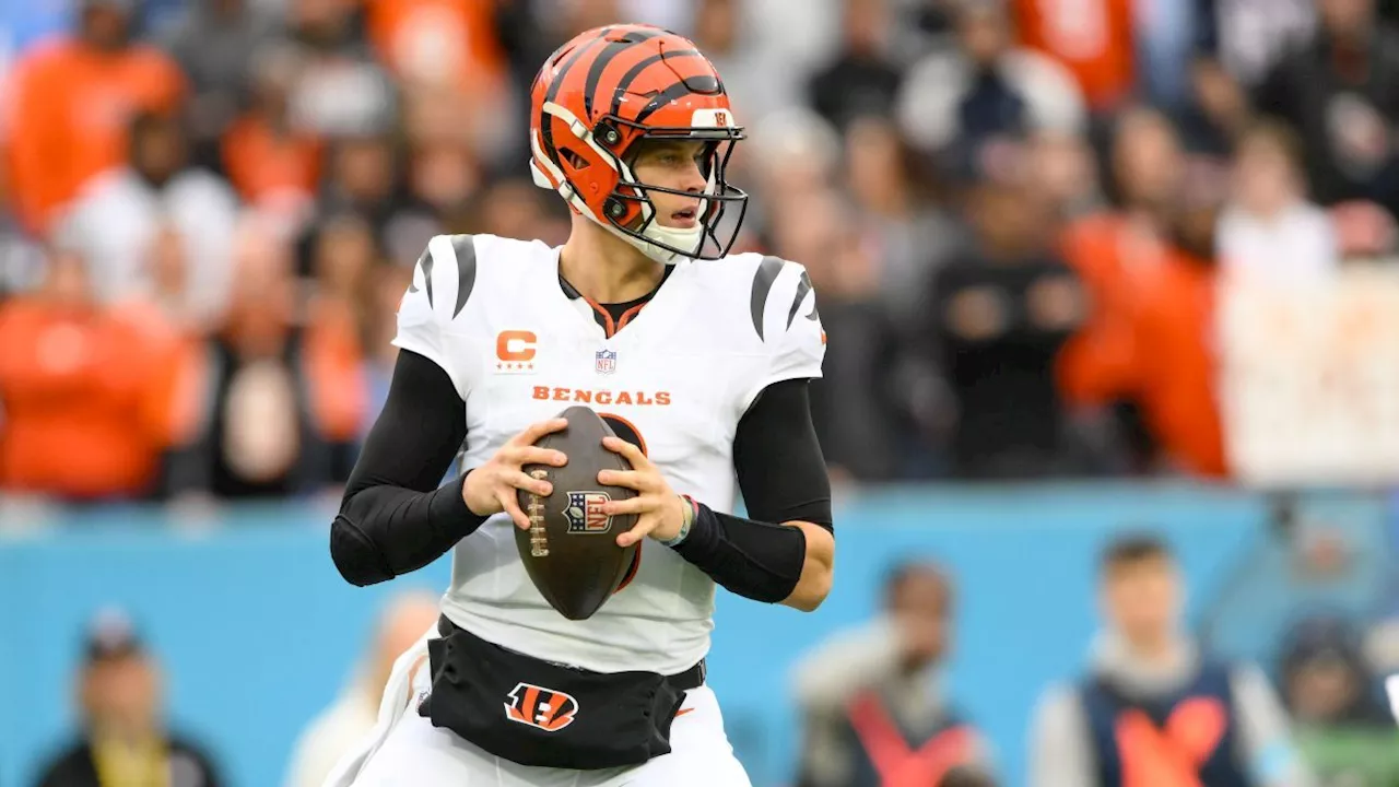 Bengals' Joe Burrow hits Chase Brown with TD pass vs. Titans