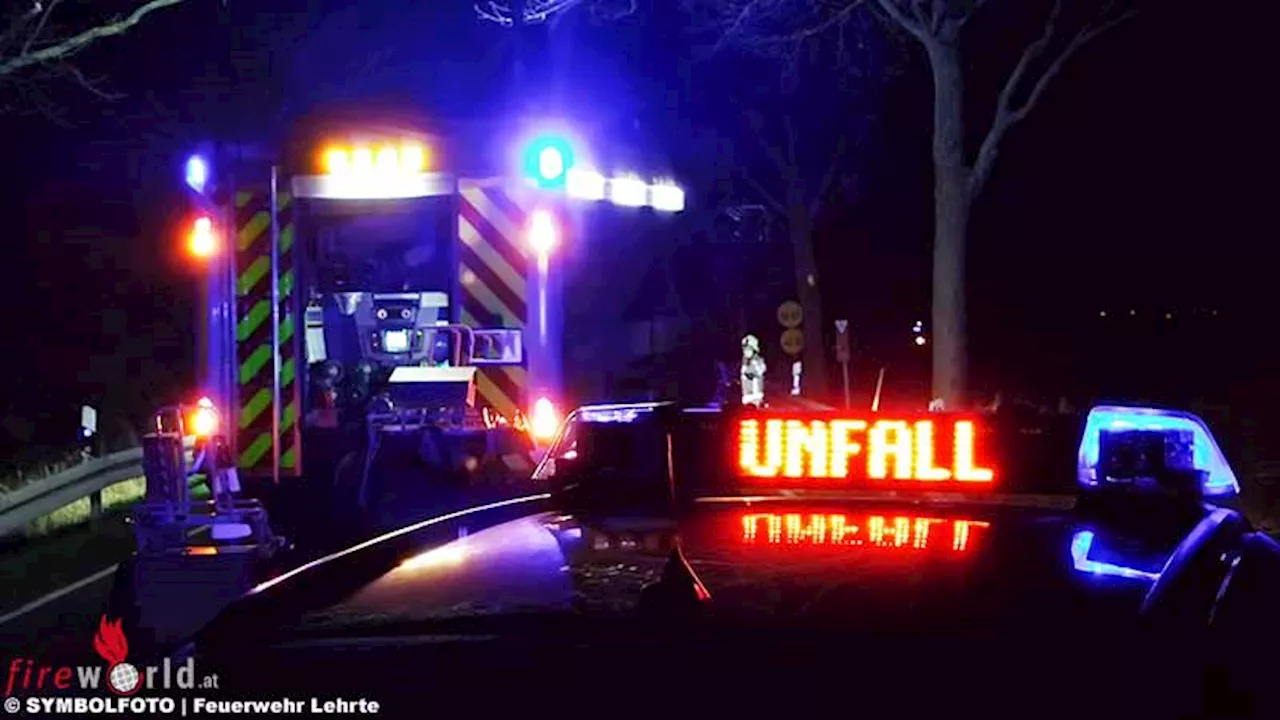 Bayern: Pkw-Lenker (54) kollidiert bei Rosenheim mit Baum → ein Toter, Auto in Brand