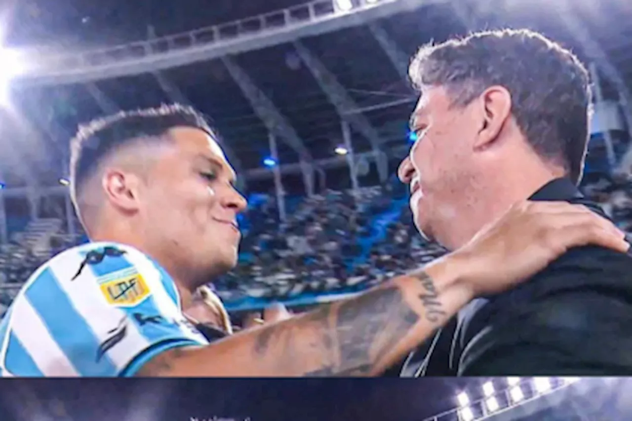 Emotivo reencuentro entre Juan Fernando Quintero y Marcelo Gallardo