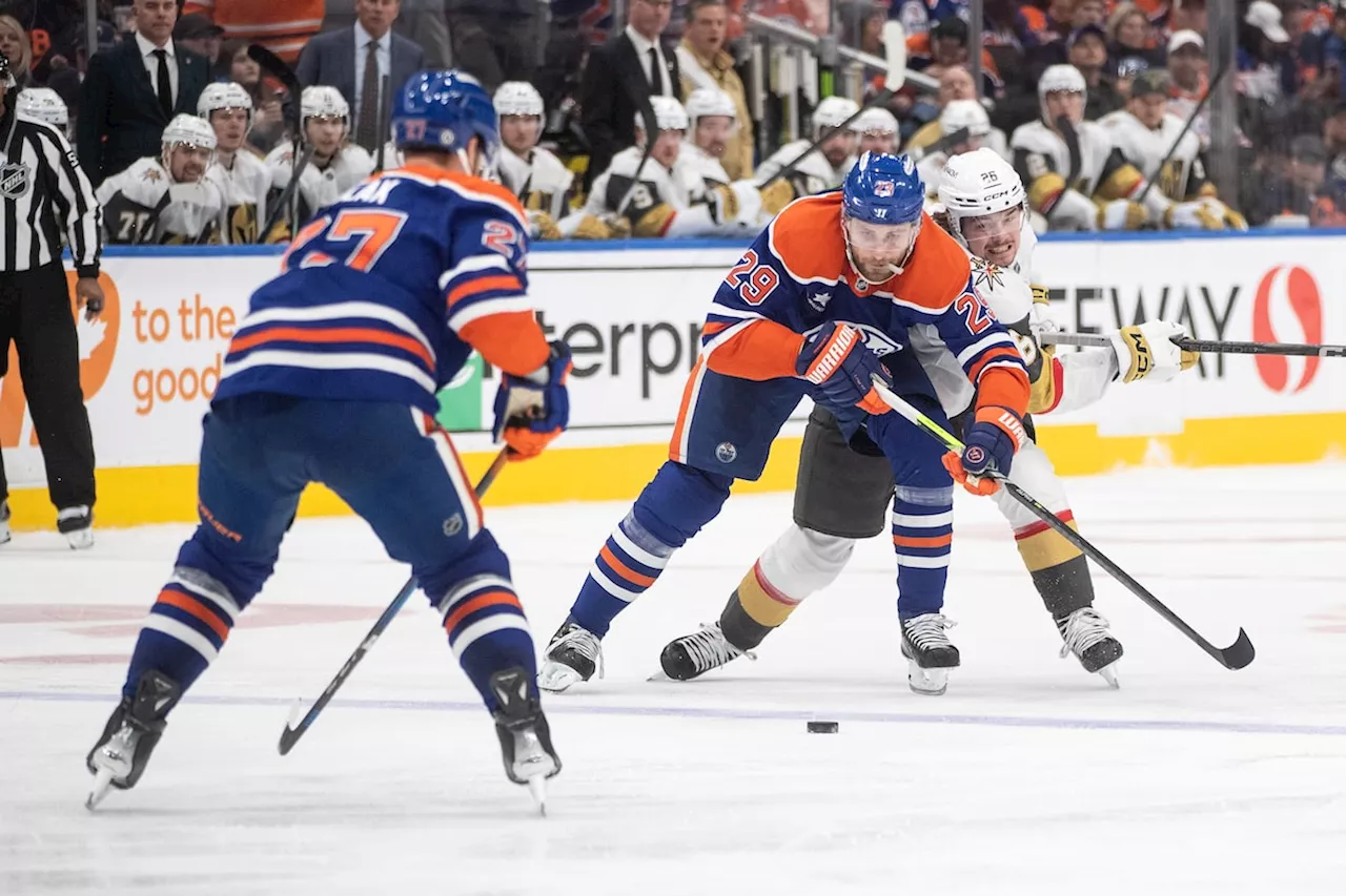 Draisaitl scores as the Oilers beat the Golden Knights 6-3 for their 5th straight win