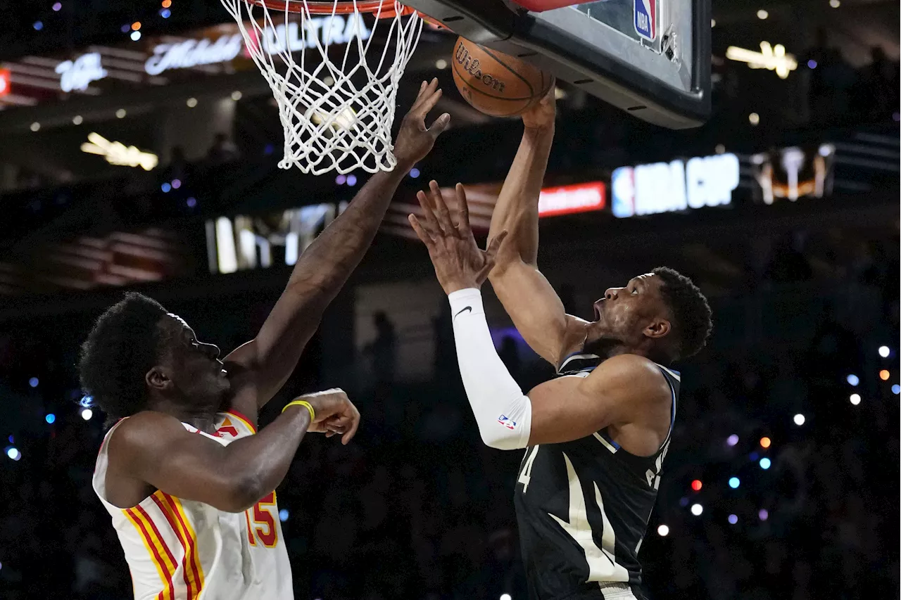 Bucks dispatch Hawks, advance to NBA Cup title game