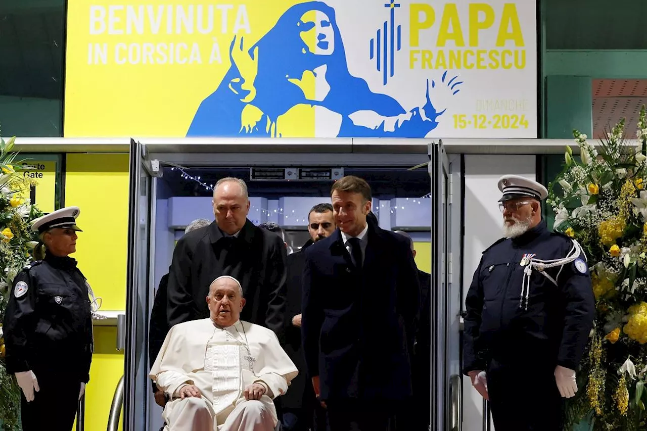 Pope Francis, in Corsica, warns against religion that stokes divisions