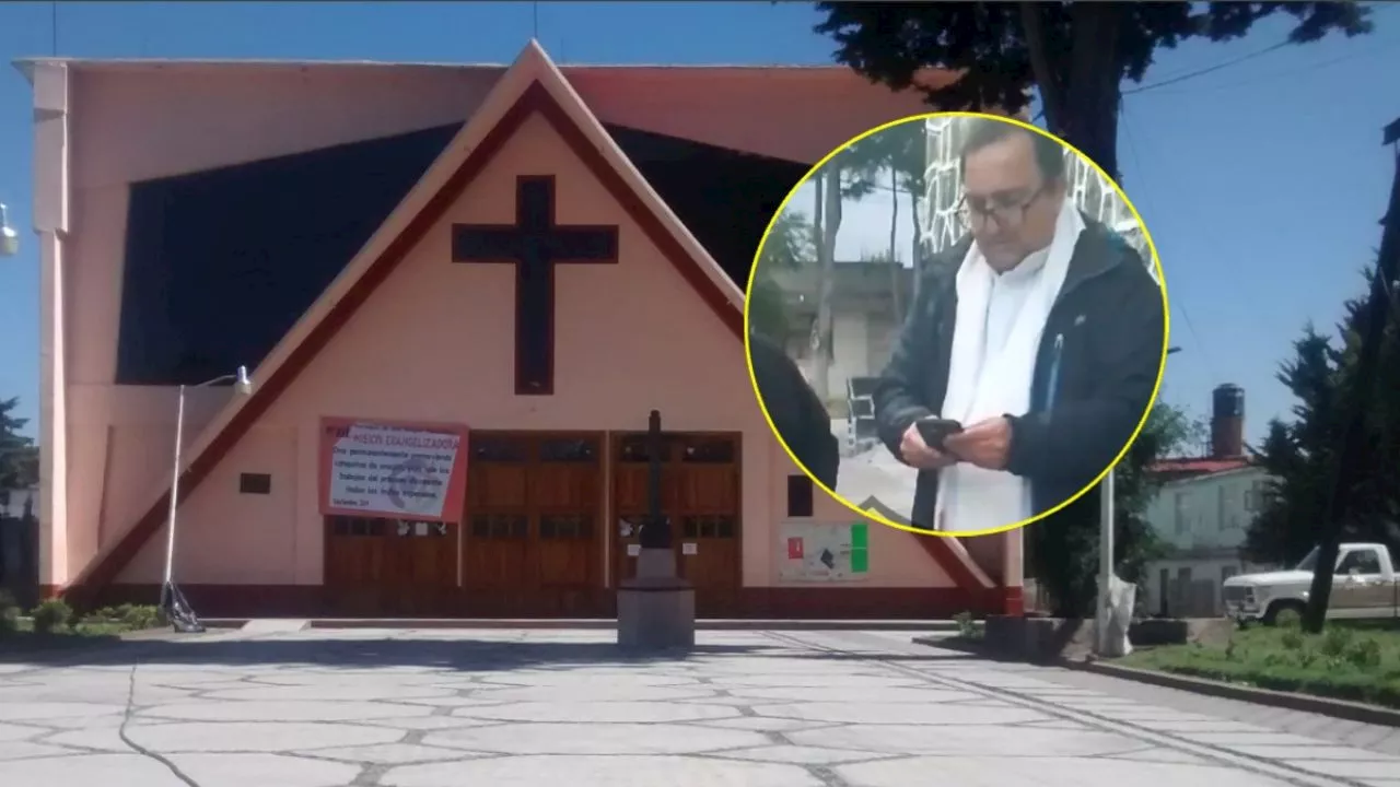 VIDEO: Sacerdote llega borracho a oficiar la misa de la Virgen de Guadalupe y se molesta con los reclamos