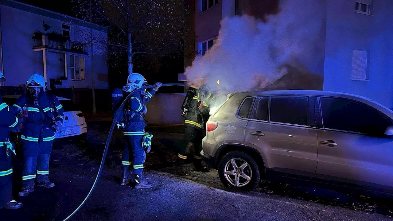 Nächstes Auto abgefackelt - St. Pöltner Feuerteufel schlug erneut zu