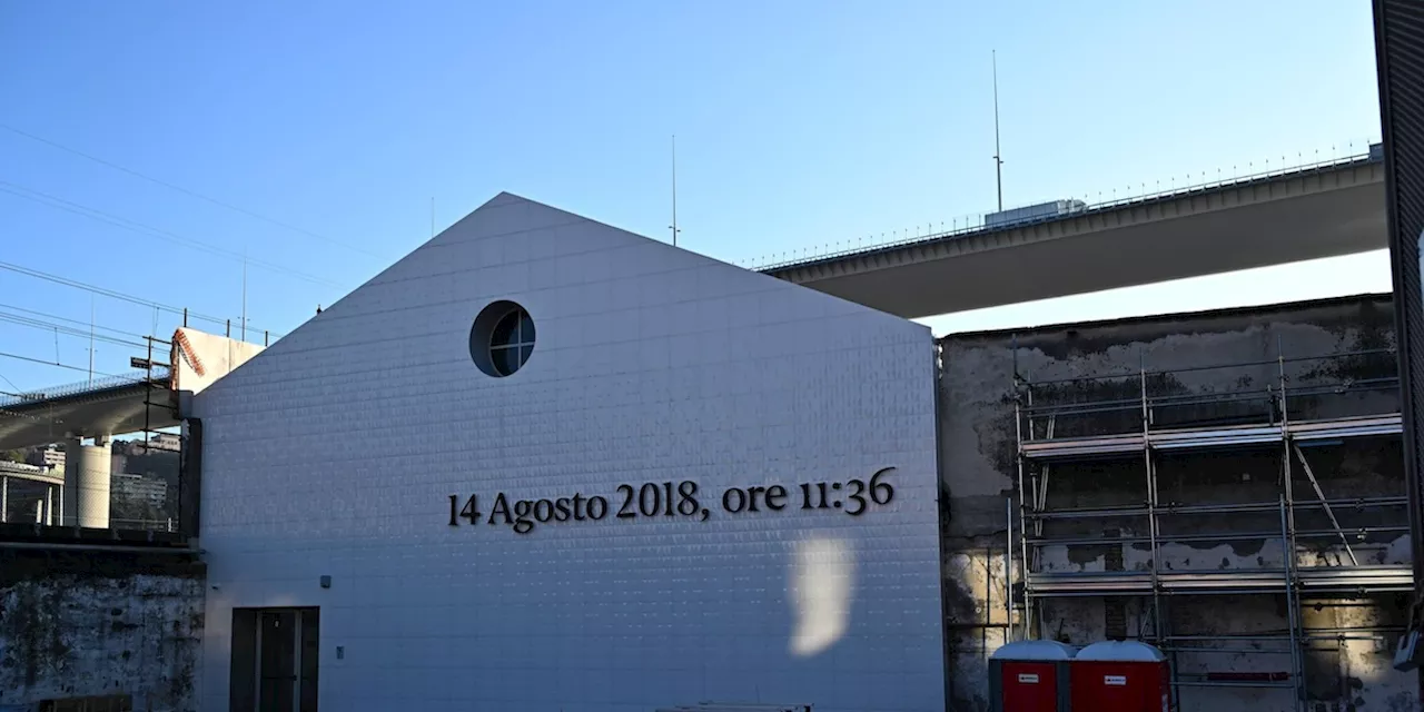 È stato inaugurato il Memoriale per le vittime del crollo del Ponte Morandi