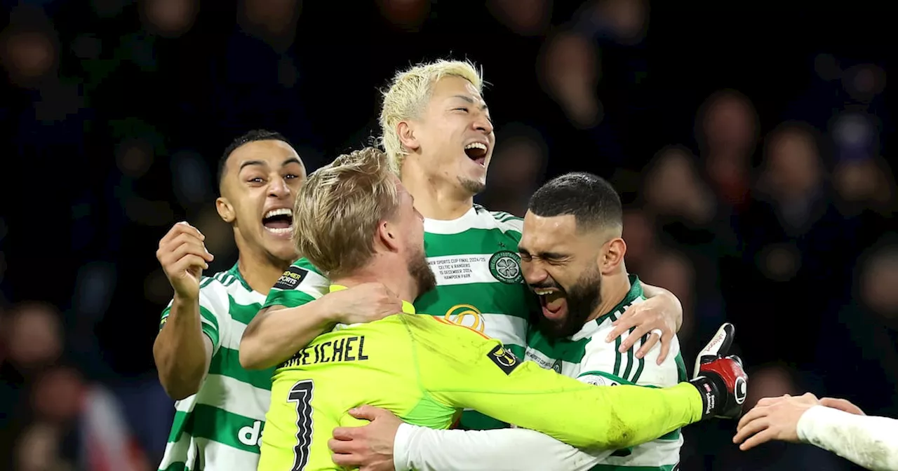 Celtic beat Rangers on penalties in League Cup final after six-goal thriller