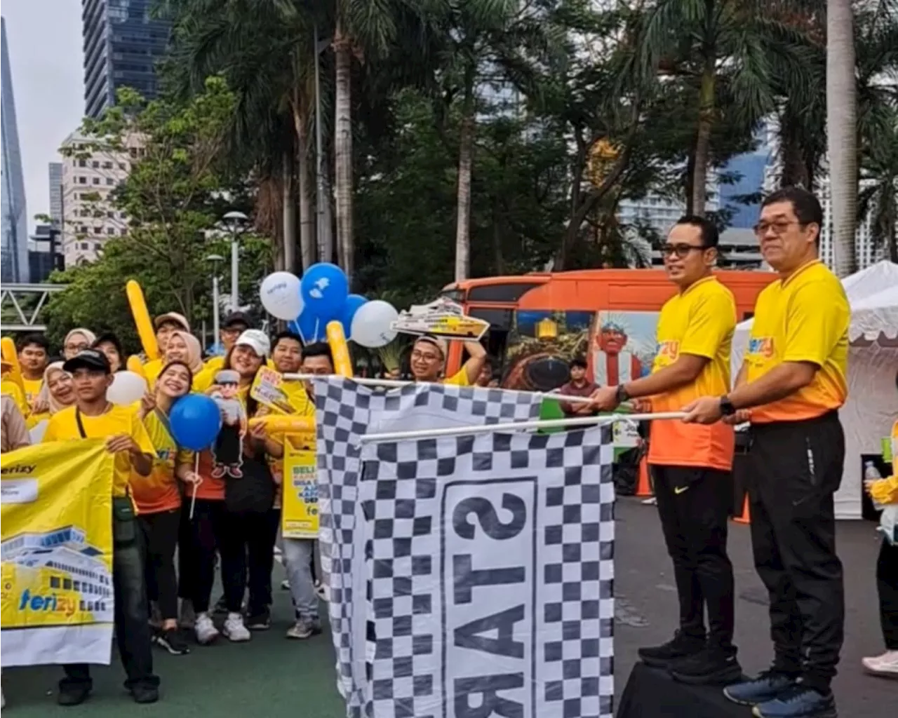 Sambut Nataru, ASDP Sosialisasi Pembelian Tiket Feri via Online Ferizy di Car Free Day