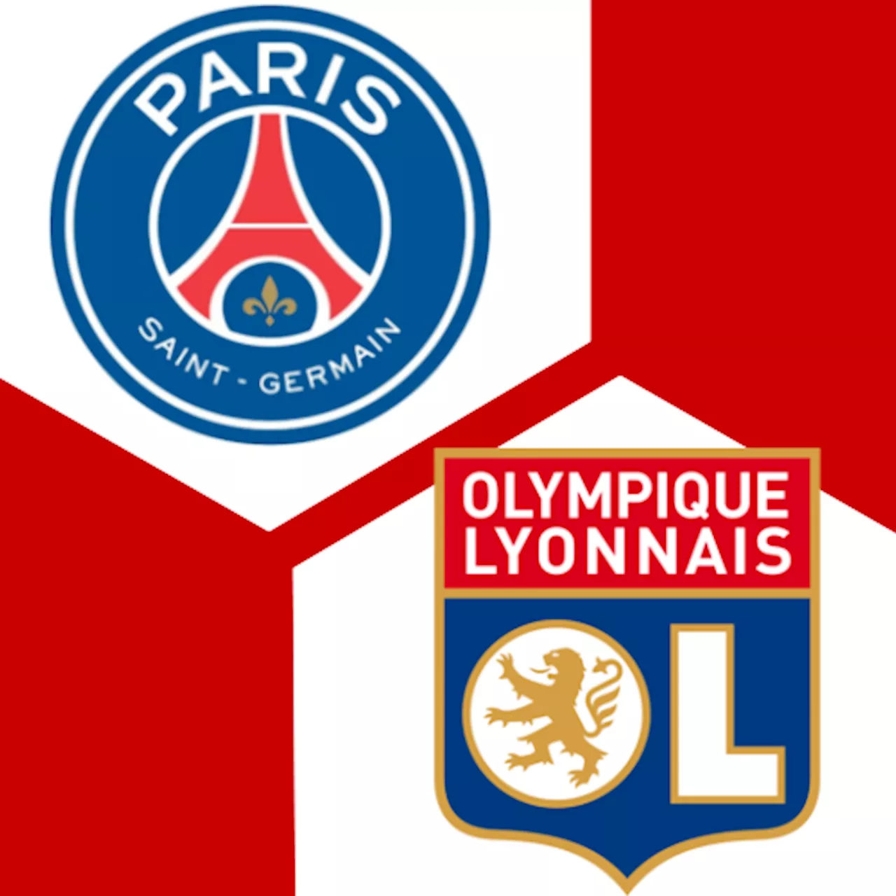  Paris St. Germain - Olympique Lyon : | 15. Spieltag