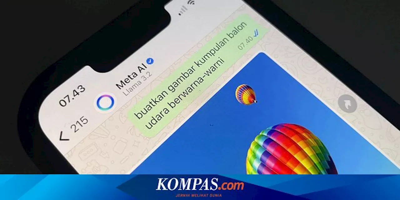 Cara Membuat Gambar Animasi Pakai Meta AI di Chat WhatsApp