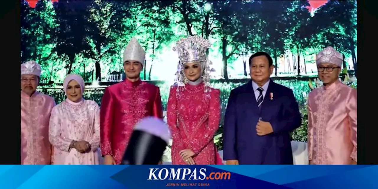 Resepsi Pernikahan Zumi Zola dan Putri Zulhas Dihadiri Prabowo hingga Jokowi