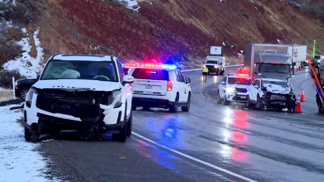 1 dead, multiple others injured in multi-vehicle crash in Spanish Fork Canyon