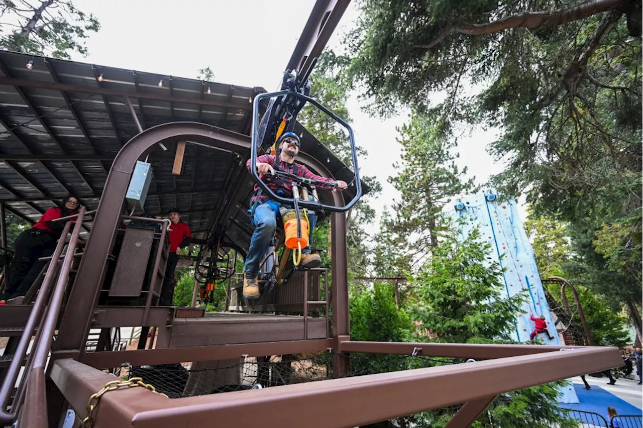 New ride soars over SkyPark at Santa’s Village for holiday season