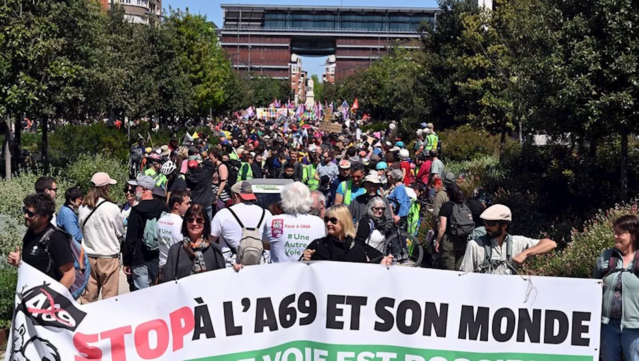 Autoroute A69 Castres-Toulouse : Après la réouverture de l’instruction du dossier, les opposants manifestent c