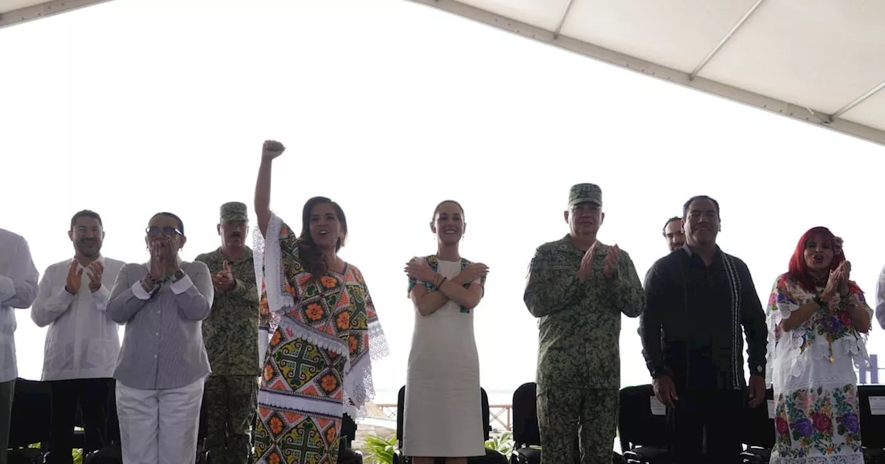 Claudia Sheinbaum celebra primer aniversario del Tren Maya e inaugura tramos 6 y 7