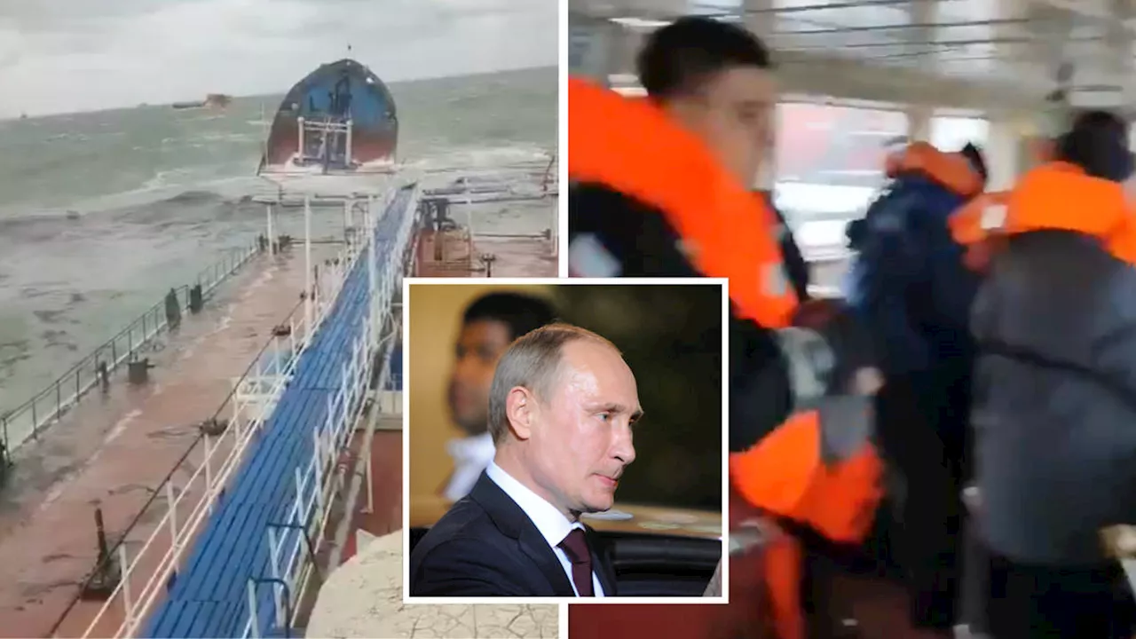 At least one dead after Russian tanker damaged in stormy Black Sea