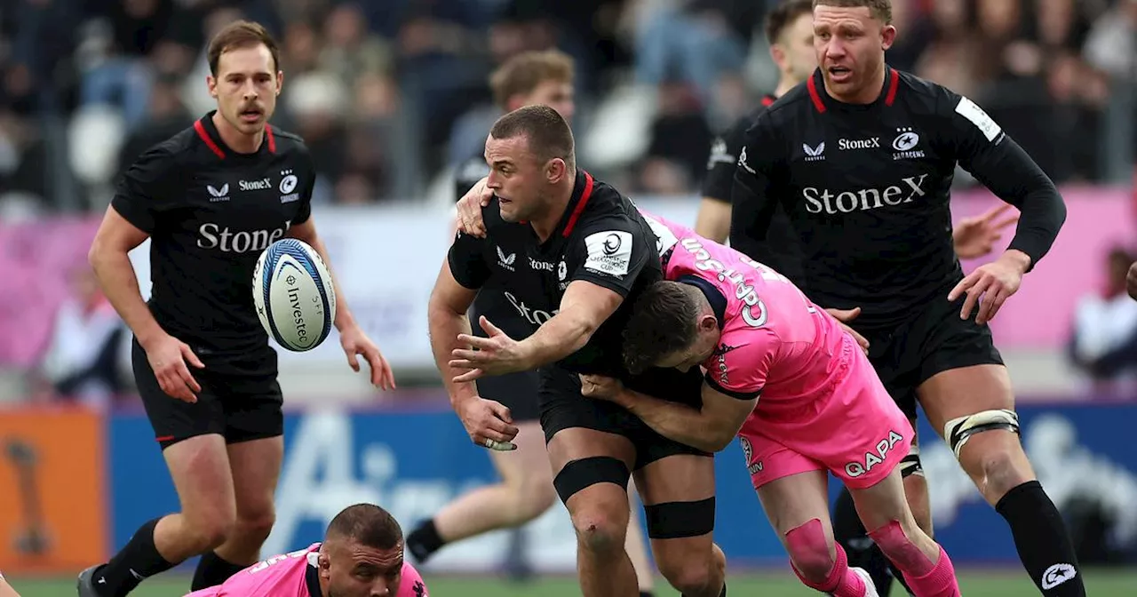 Champions Cup : réduit à 14 pendant une heure, le Stade Français plie contre les Saracens