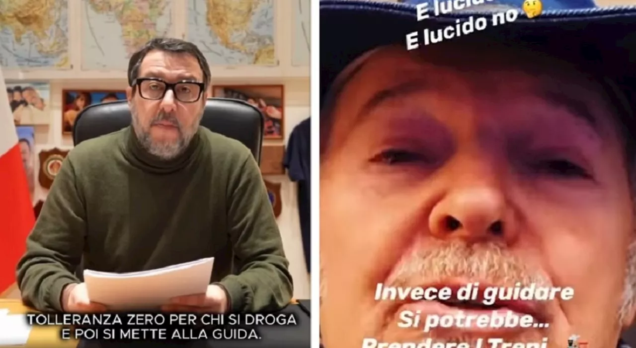 Vasco Rossi contro Salvini: «Se avete fumato una canna una settimana prima, vi arrestano». Il ministro: «La dr