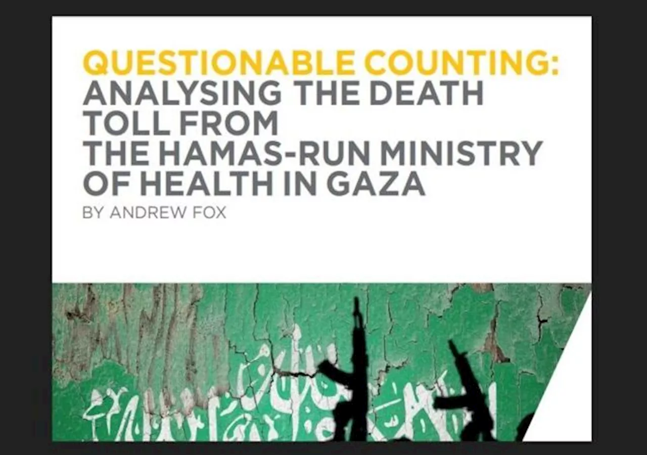 Comprehensive Study Finds Gaza (Hamas) Health Ministry “Civilian” Death Claims “Inflated and Misleading”