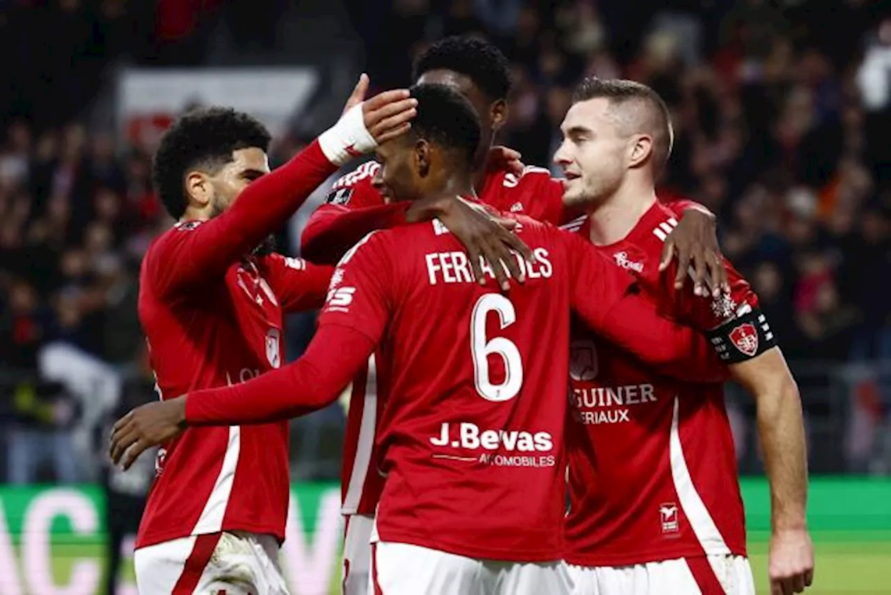 Brest conclut sa semaine parfaite par un succès contre Nantes en Ligue 1