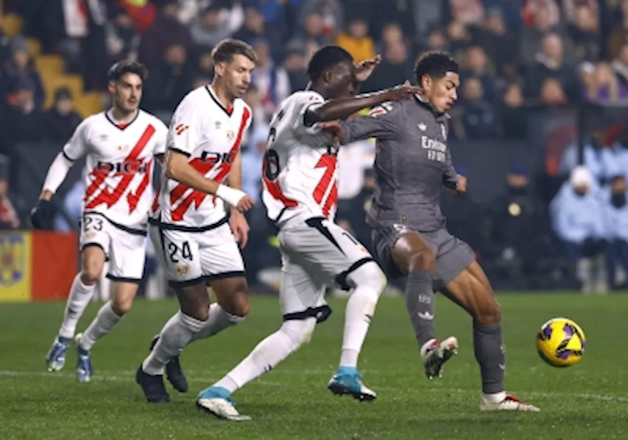 Real Madrid’s defensive blunders hand Rayo a point in 3-3 draw