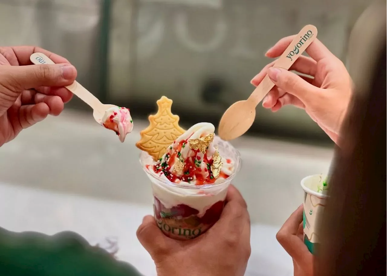 Yogorino debuts frozen yogurt with edible gold