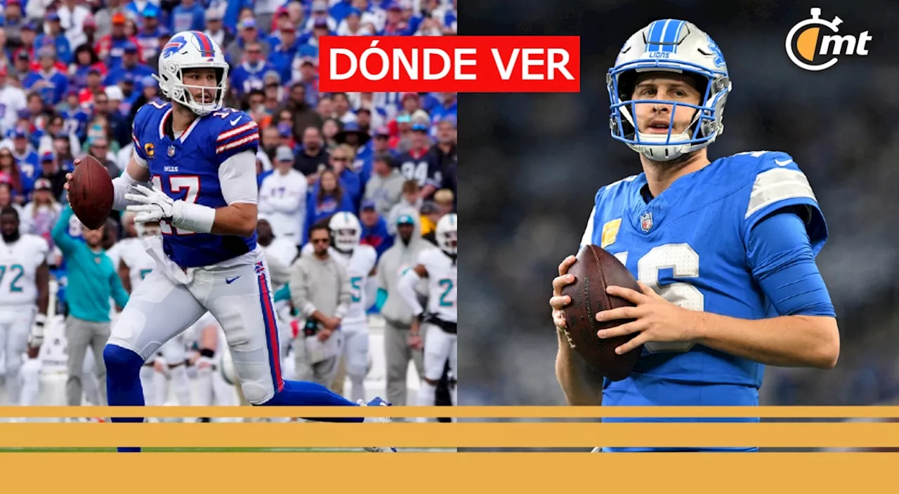 Detroit Lions vs Buffalo Bills HOY: ¿A qué hora y dónde ver EN VIVO partido Semana 15 de la NFL?