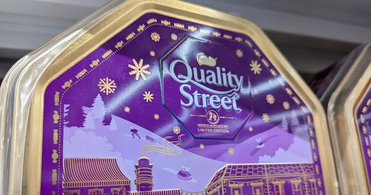 Asda and Sainsbury's selling giant retro Quality Street tin cheaper than B&M