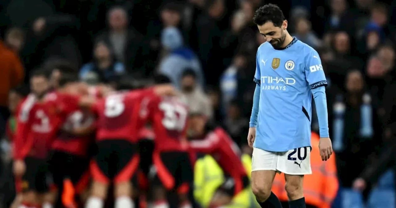 Bernardo Silva blasts Man City's 'stupid' performance in Manchester United defeat