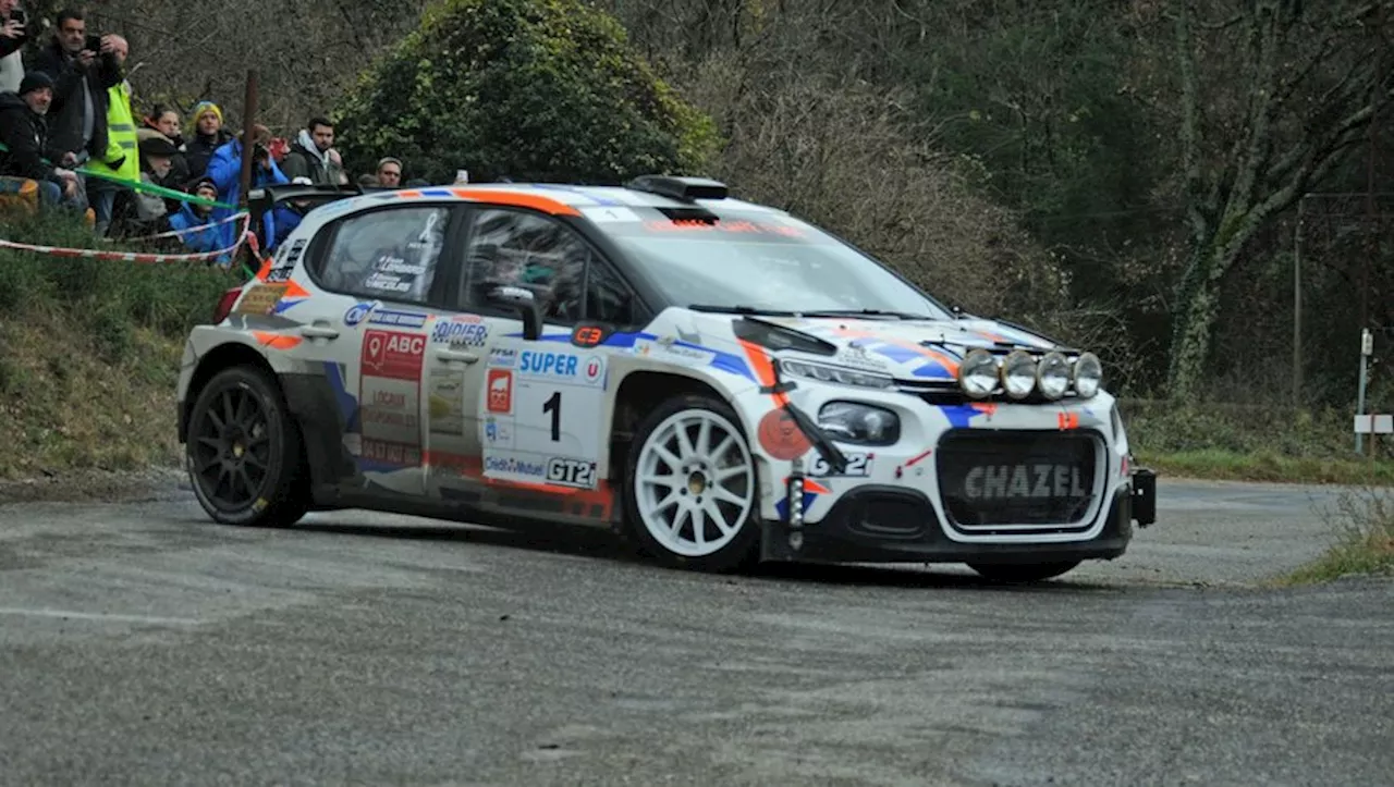 Automobile : Dorian Nicolas et Enzo Lombardi (Citroën C3) en maîtrise au 41e Rallye Cigalois