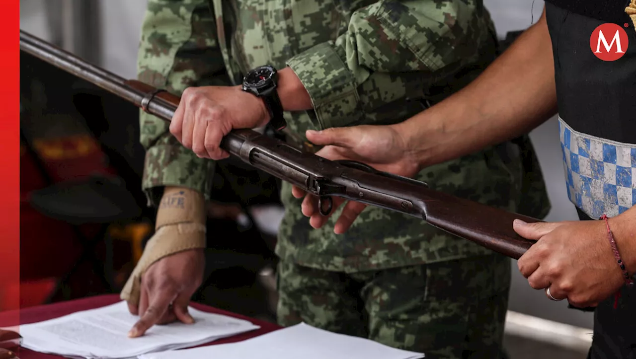 Llegó granada a canje de armas en Tampico