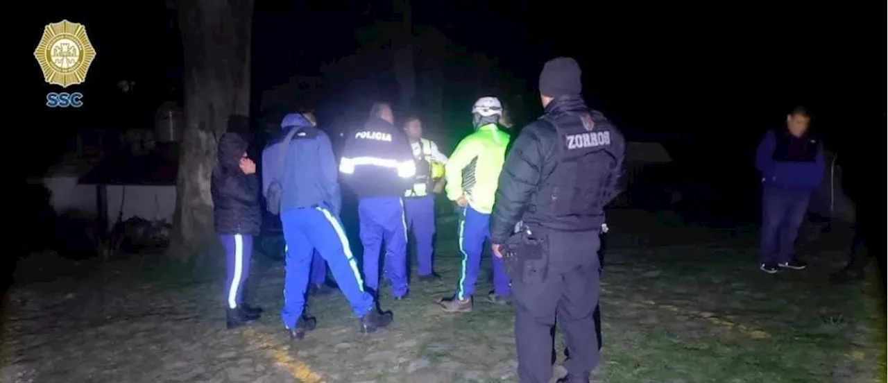 Rescatan a cuatro jóvenes extraviados en la zona del Ajusco; dos eran menores