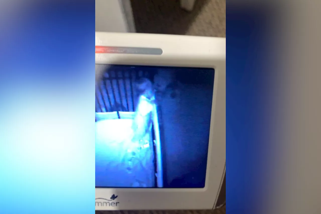 Dad Can't Make Sense of What He's Seeing on Son's Baby Cam: 'Goosebumps'