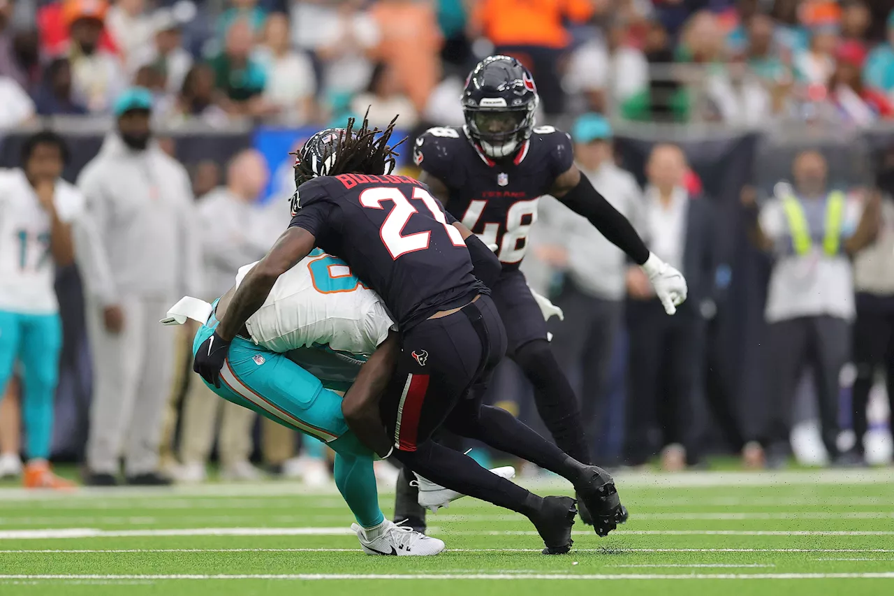 Texans Safety Responds to Dolphins' Grant DuBose Hit That Led to Hospitalization