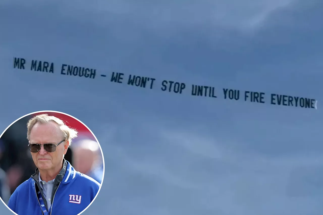 Another Giants fan plane banner demands John Mara to 'fire everyone'