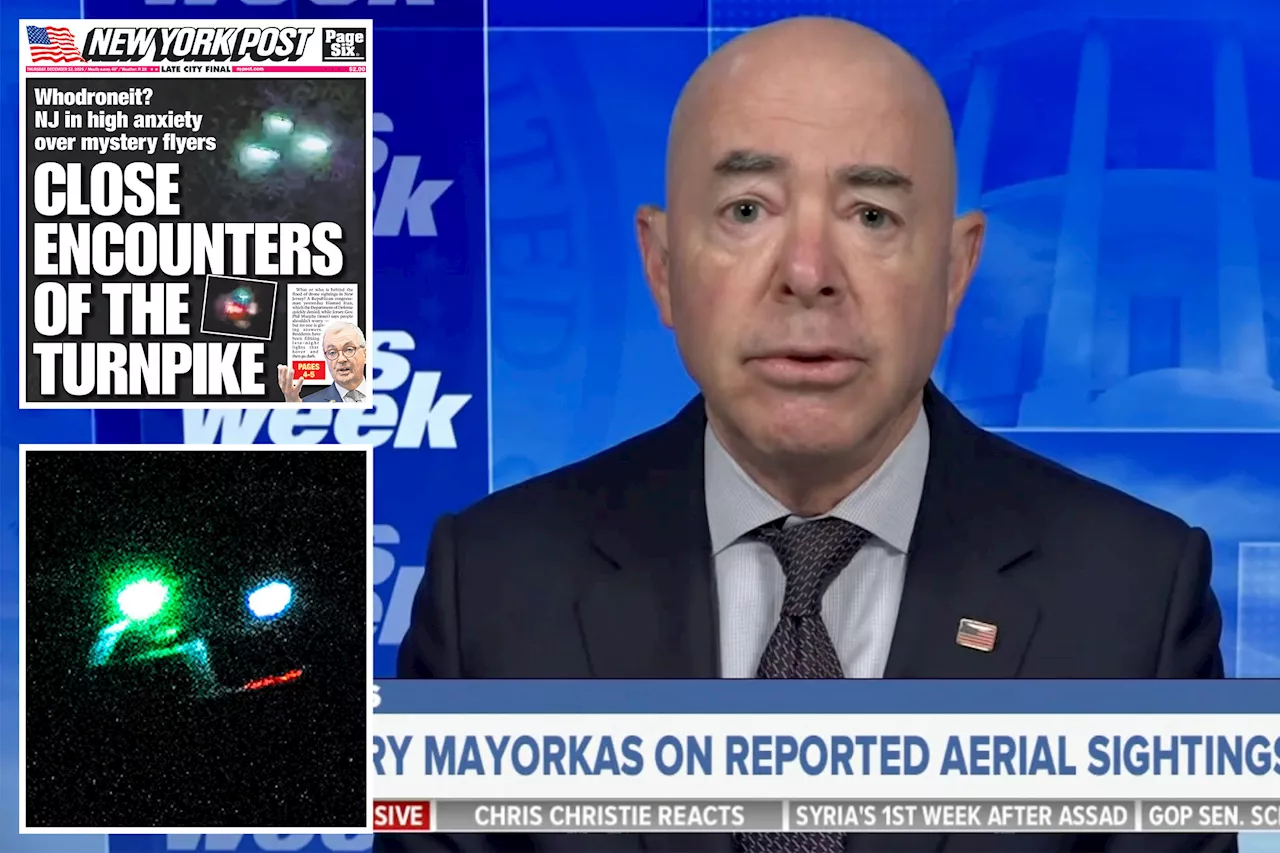 Homeland Security chief Mayorkas blames drone uproar on recent FAA flight-rule change: 'We know of no foreign involvement'