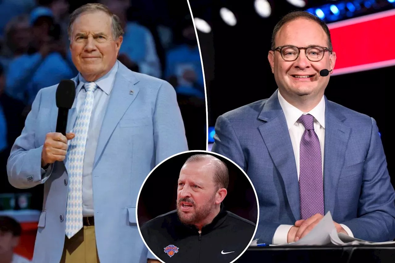 Knicks' Tom Thibodeau praises Bill Belichick's UNC move with Adrian Wojnarowski comparison